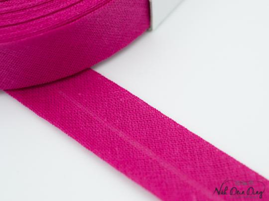 Baumwoll-Schrägband gefalzt 40/20 pink 786 