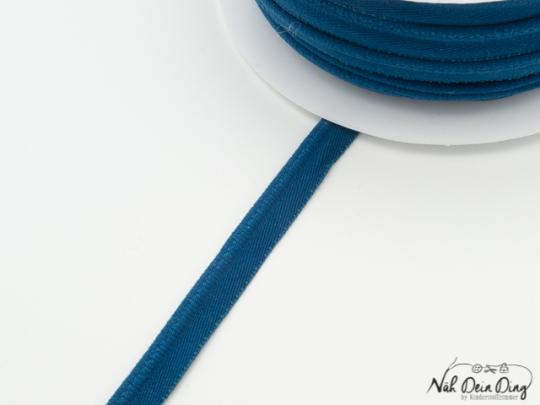 Paspelband elastisch blau 10mm 