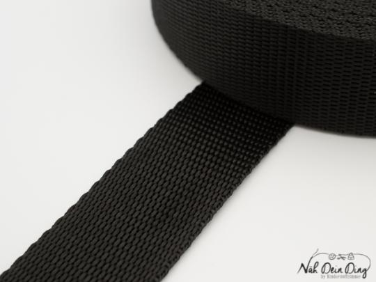 Gurtband, schwarz, 30 mm 