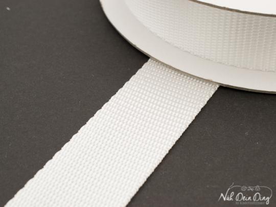 Gurtband, weiß, 30 mm 