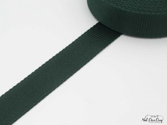Gurtband, 30 mm, dunkelgrün 