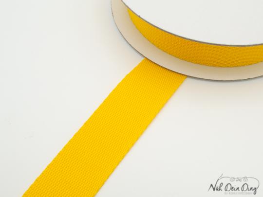 Gurtband gelb, 30 mm 