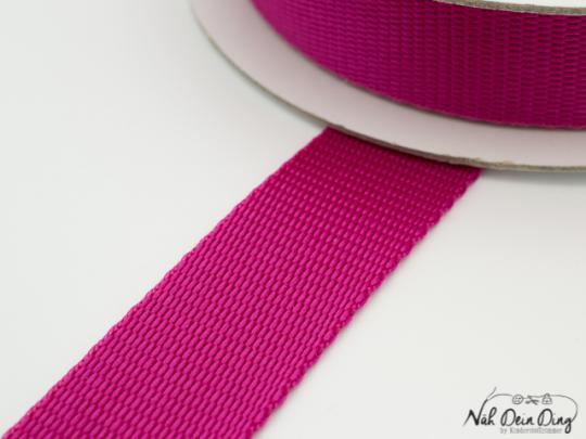Gurtband, pink, 30 mm 