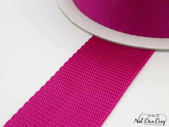 Gurtband, 40mm, pink 