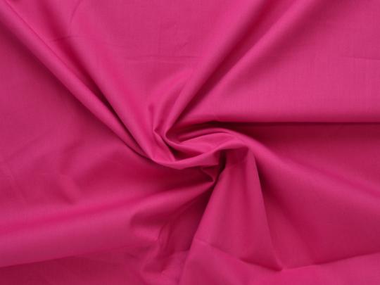 Baumwollstoff uni pink 