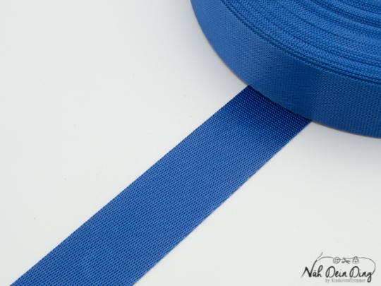 Gurtband, 25 mm, blau 