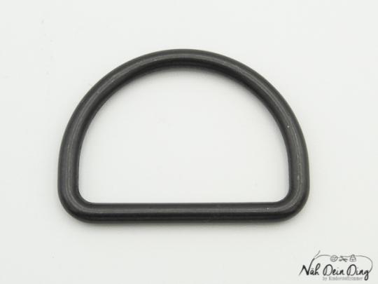 D-Ring, schwarz, 30 mm 