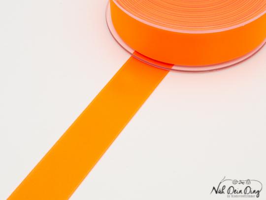 Satinband, 25 mm, neon orange 