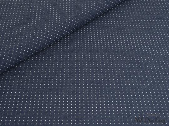 Blusenjeans, blau mit kleinen Pünktchen 