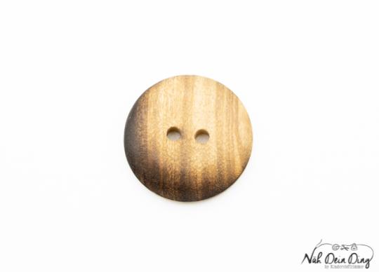 Knopf Holz, 2-Loch, 20 mm 
