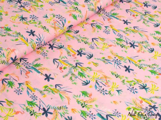 Voile Flamingo Palm 