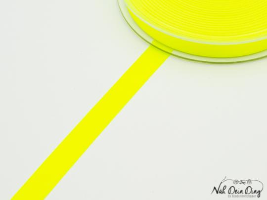 Satinband, 10 mm, neon gelb 