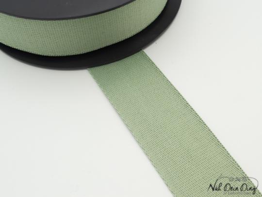 Gurtband, soft, 40mm, lindgrün 