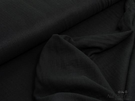 Double Gauze schwarz/glitzer 