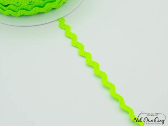 Zackenlitze, 5 mm, neon grün 