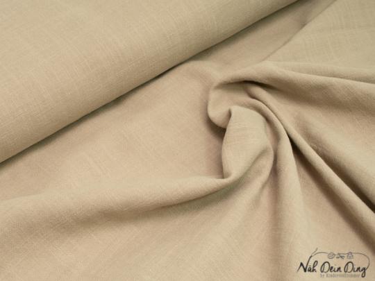 Double Slub Musselin, beige 