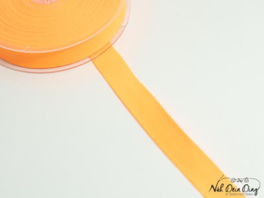 Baumwoll-Schrägband gefalzt 40/20 neon orange 