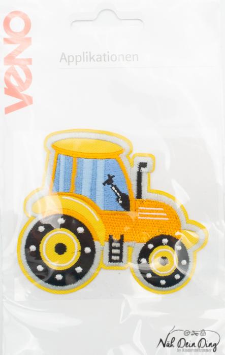 Applikation Traktor, gelb 