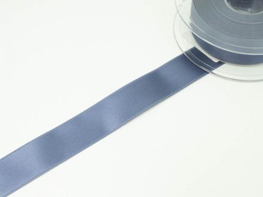 Satinband, 25 mm, jeansblau 