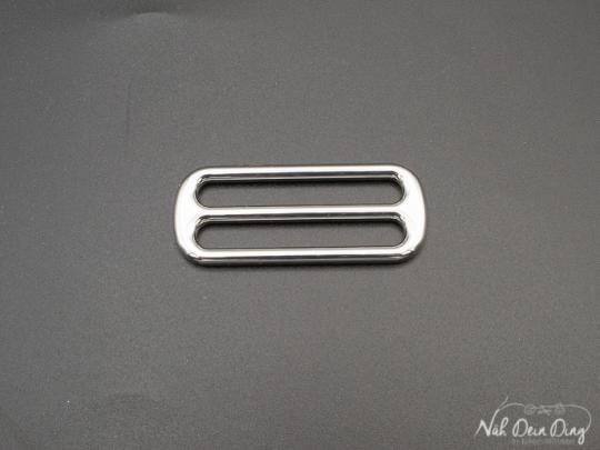 Gurtversteller 40 mm silber 