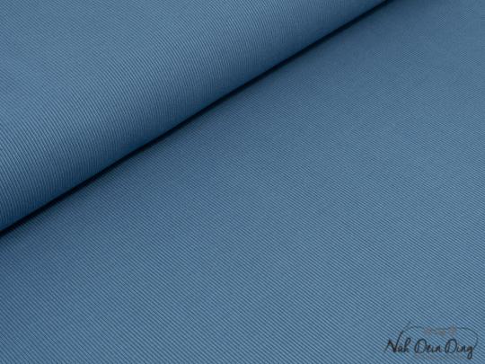 Rippbündchen, rauchblau 