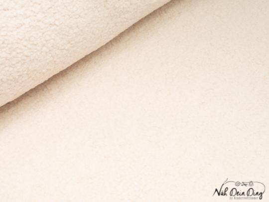 Doubleface Boucle, creme 