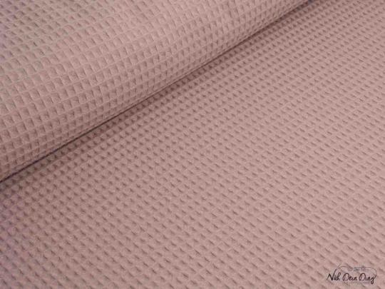 Waffelpique, altrosa 