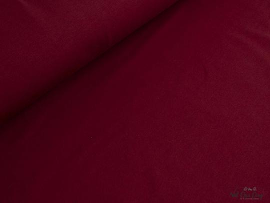 Wintersweat uni dunkelrot 