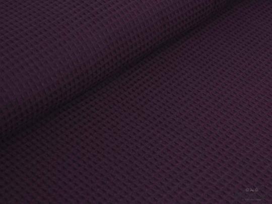 Waffelpique, dark berry 