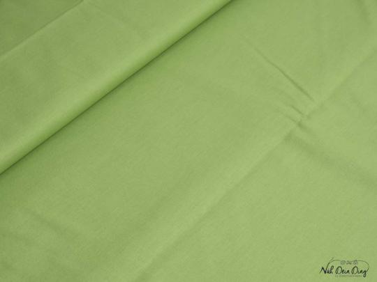 Baumwollstoff uni apfelgrün 