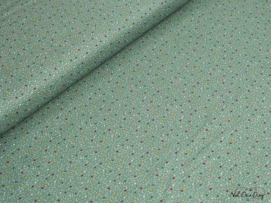 Baumwollstoff bunte Pünktchen 