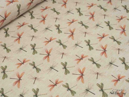 Baumwolle beschichtet Libellen 