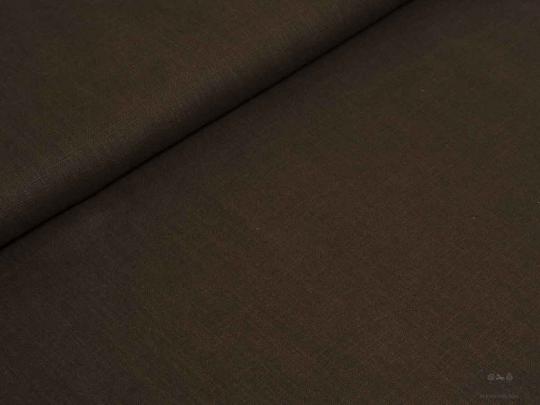 Leinen-/Baumwollmischung schokobraun 