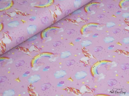 Jersey Einhorn auf Regenbogen 