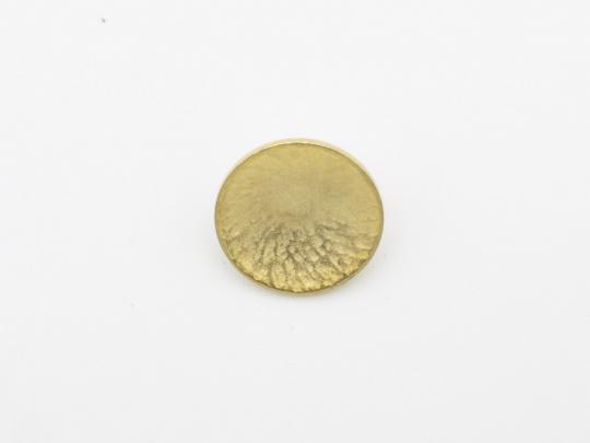 Knopf, 15 mm, gold mit Steg 