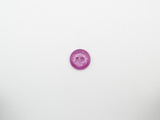 Knopf, 15 mm, 2Loch, pink glitzer 