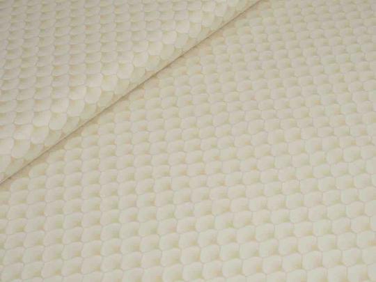 Baumwollstoff Blätter, beige 