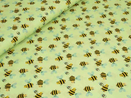 Baumwollstoff Bienchen 