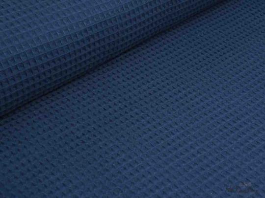 Waffelpique, blau 