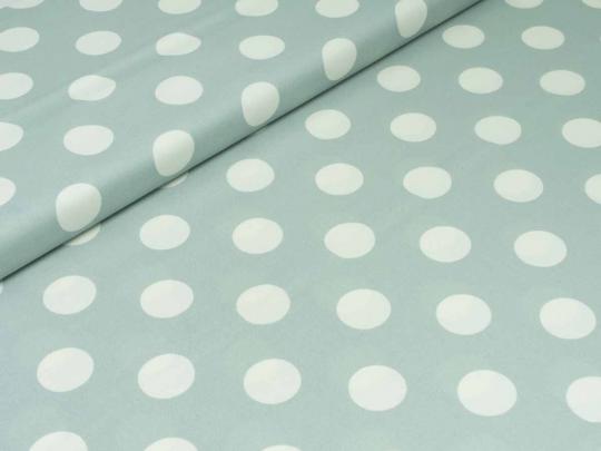 Baumwollstoff Big Dots, mint 