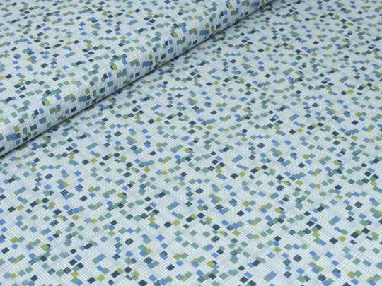 Baumwollstoff Quadrate 