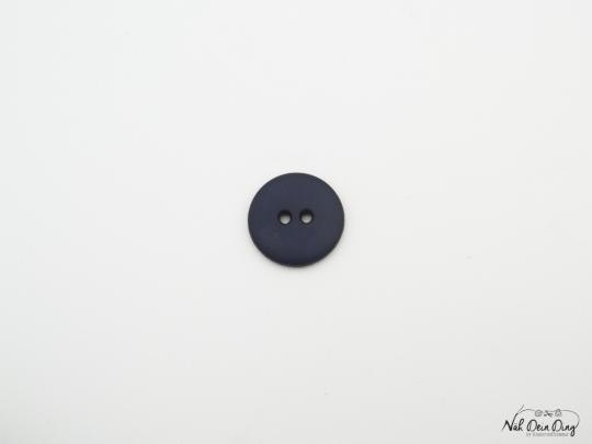 Knopf, 18 mm, 2Loch, blau 