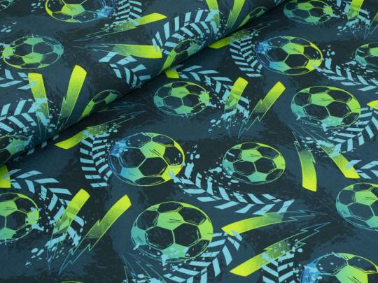 Jersey Fußball blau/grün 
